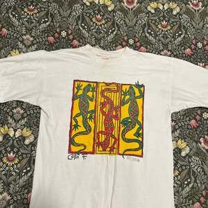 Late 80s early-90s St. Lucia vacation souvenir tee.